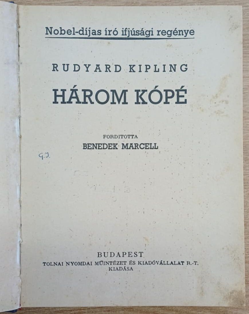 Rudyard Kipling - Három kópé