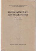 dr. Falus Katalin - Filozófiatörténeti szöveggyűjtemény