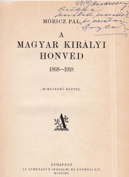 Móricz Pál - A magyar királyi honvéd