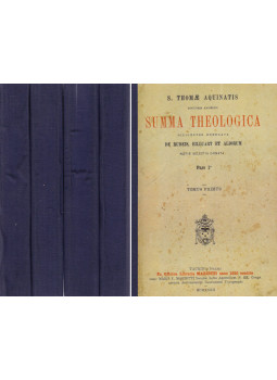 Aquinói Szent Tamás - Summa Theologica I-IV. Aquinói Szent Tamás - Summa Theologica I-IV., Torino 1932 antikvár könyv