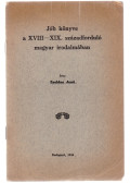 Zsoldos Jenő - Jób könyve a XVIII-XIX. századforduló magyar irodalmában (dedikált)