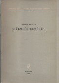 Hajnóczi Gyula - Műemlékfelmérés