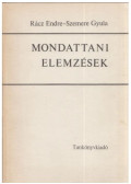 Rácz Endre,Szemere Gyula - Mondattani elemzések