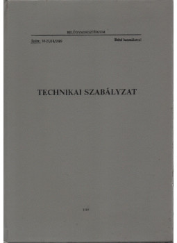 Dr. Horváth István - Technikai szabályzat Dr. Horváth István - Technikai szabályzat, null 1989 antikvár könyv