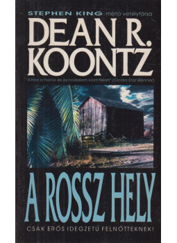 Dean R. Koontz - A rossz hely Dean R. Koontz - A rossz hely, Debrecen 1995 antikvár könyv