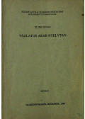 Elter István - Vázlatos arab nyelvtan