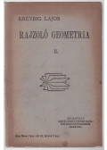 Kreybig Lajos - Rajzoló geometria II. (dedikált)