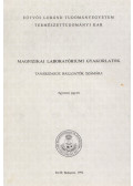 Deák Ferenc,Kiss Ádám,Nagy Mihály,Korecz László,Bornemissza Györgyné,Frei Zsolt,Kovács Valéria,Sükösd Csaba - Magfizikai laboratóriumi gyakorlatok