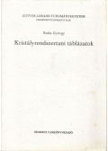 Buda György - Kristályrendszertani táblázatok