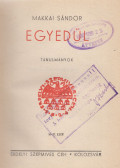 Makkai Sándor - Egyedül