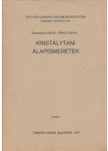 Sztrókay Kálmán,Bérczi János - Kristálytani alapismeretek