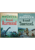 Josef Augusta - 2 db Josef Augusta kötet: Az ősvilág állatóriásai - Az ősember tábortüzeinél