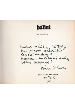 Mándy Stefánia - Bálint (Bálint Endre által dedikált)