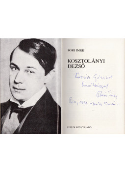 Bori Imre - Kosztolányi Dezső (dedikált)