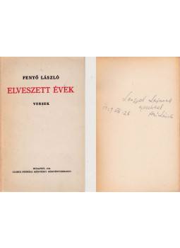 Fenyő László - Elveszett évek (dedikált)