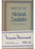 Friedrich Nietzsche - Also sprach Zarathustra