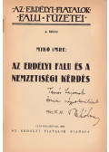 Mikó Imre - Az erdélyi falu és a nemzetiségi kérdés (dedikált)