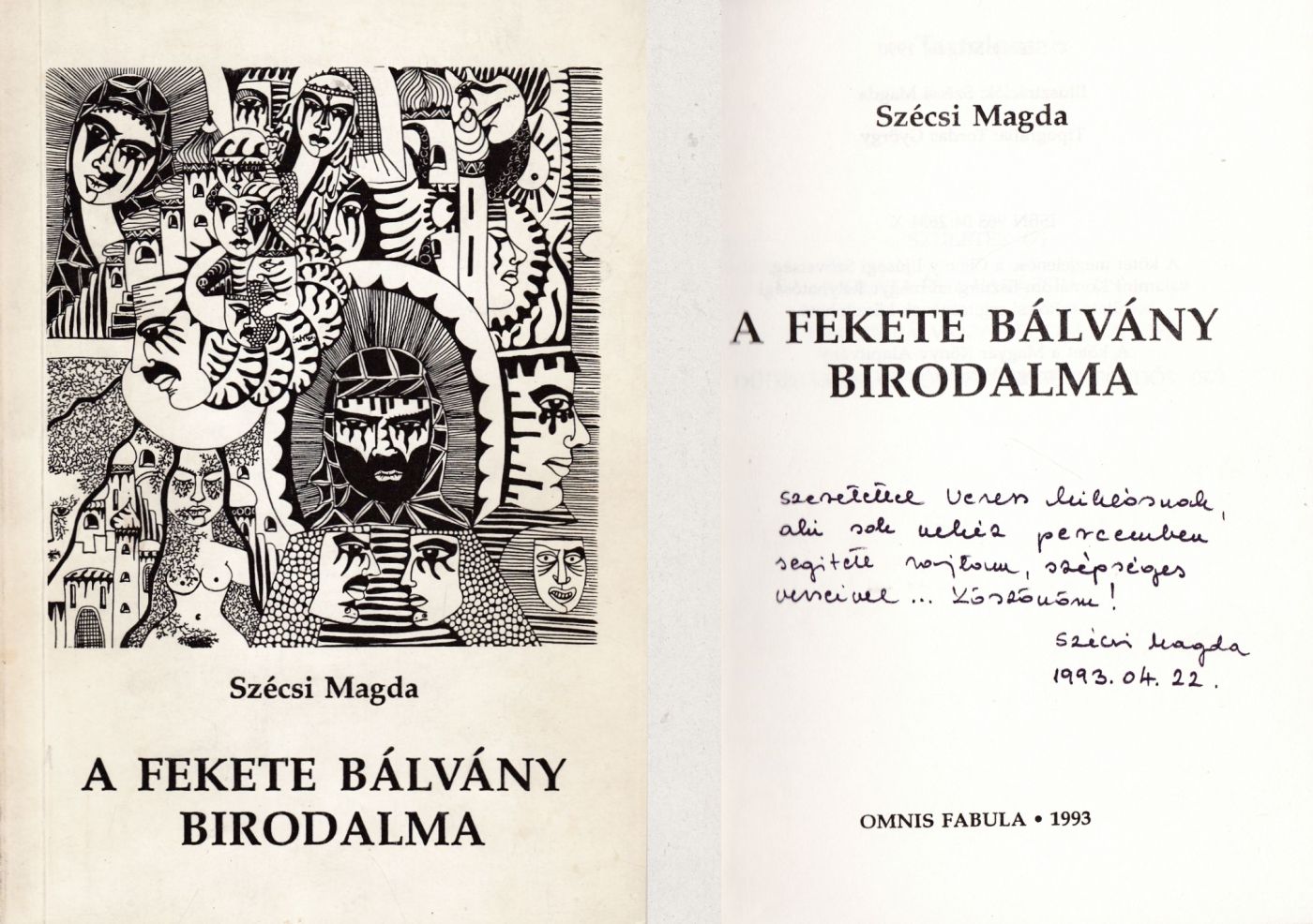 Szécsi Magda - A fekete bálvány birodalma (dedikált) Szécsi Magda - A fekete bálvány birodalma (dedikált), null Ismeretlen antikvár könyv