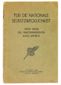 Gombos Gyula - Für die Nationale Selbstzwecklichkeit