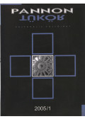 Péntek Imre (szerk.) - Pannon Tükör 2005/1