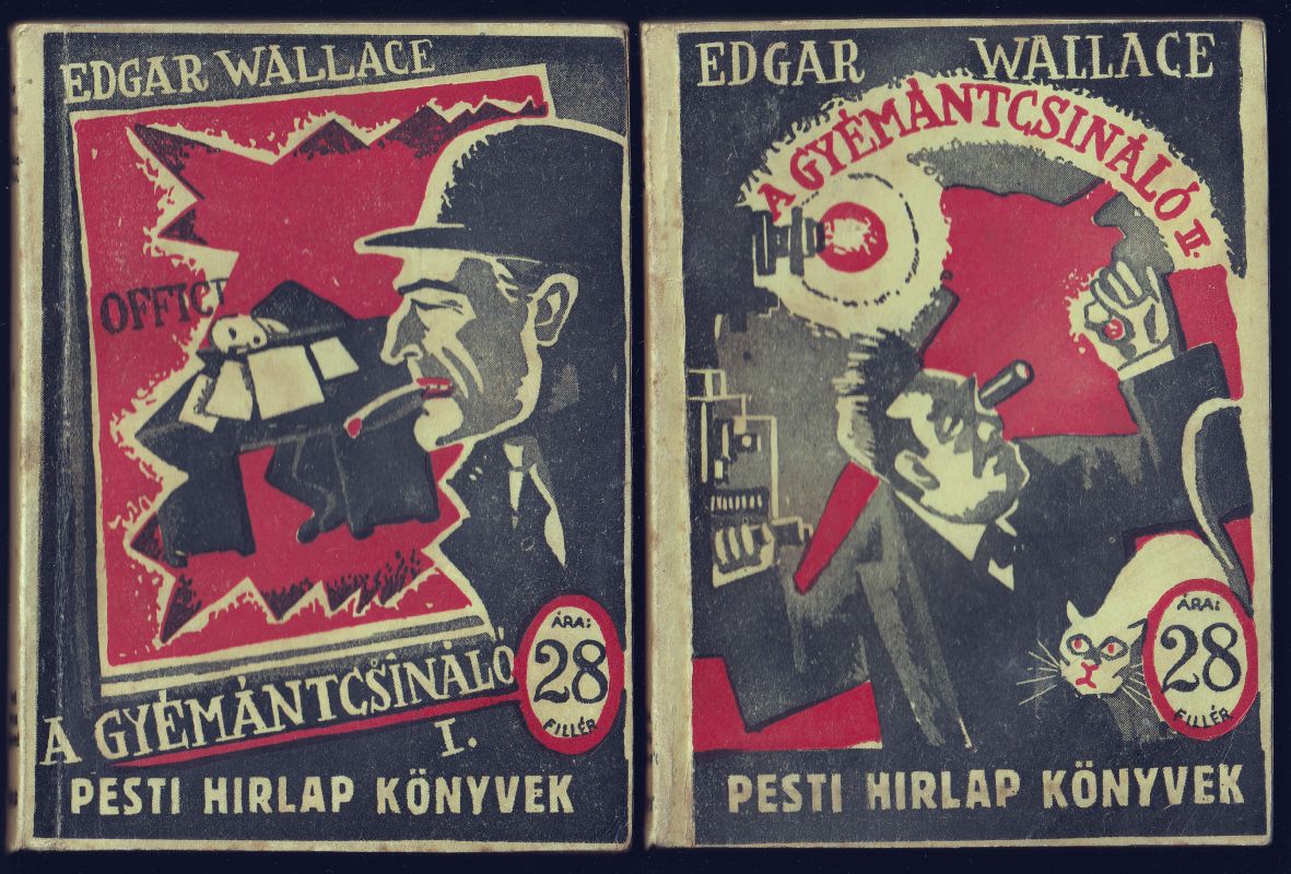 Edgar Wallace - A gyémántcsináló I-II. Edgar Wallace - A gyémántcsináló I-II., null 0 antikvár könyv