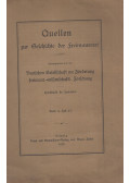  - Quellen zur Geschichte der Freimaurerei Band II, Heft 2/3.