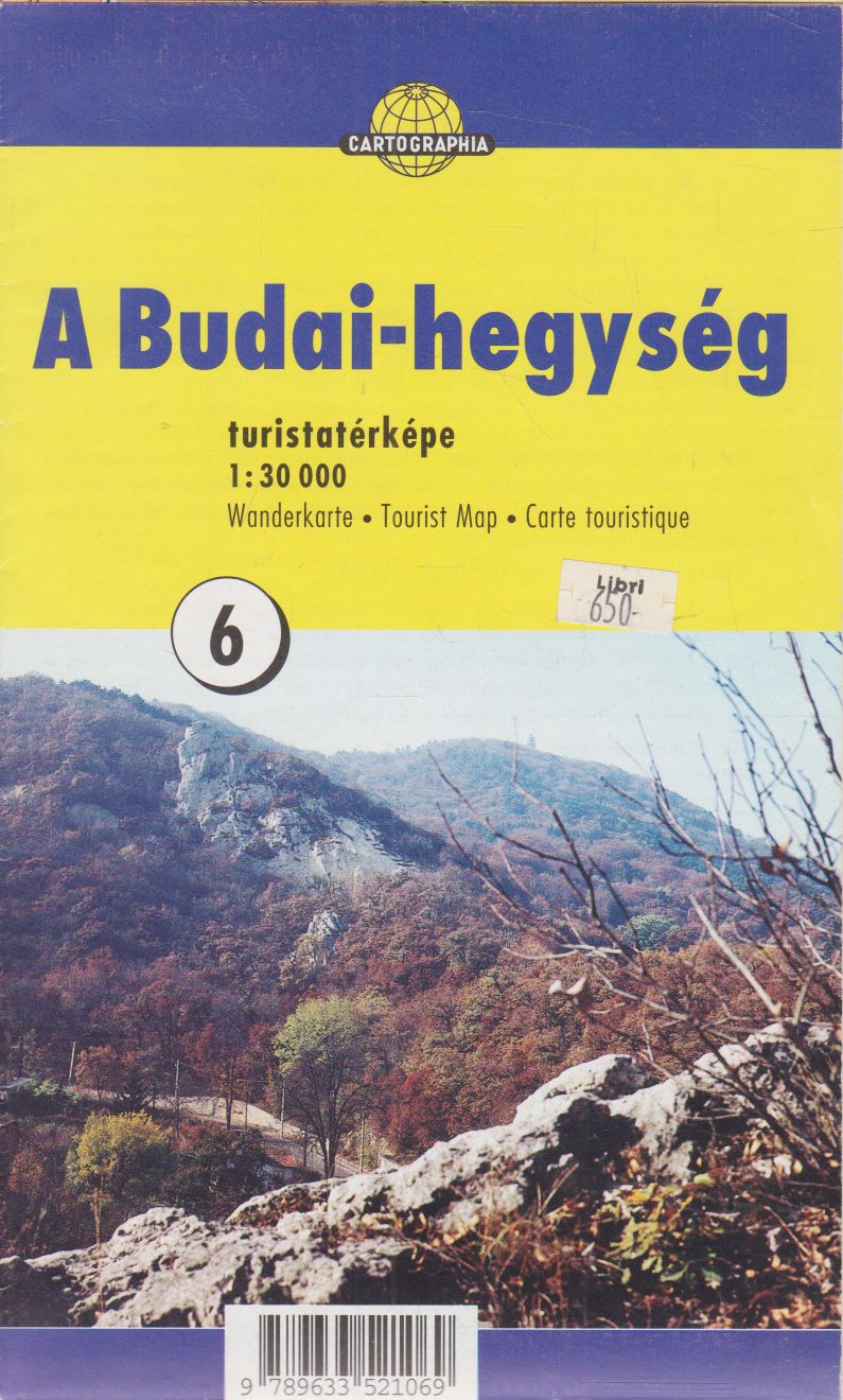  - A Budai-hegység turistatérképe 1: 30 000