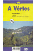 Domokos György,Szép János,Ajtay Ágnes,Bíró Géza - A Vértes turistatérképe