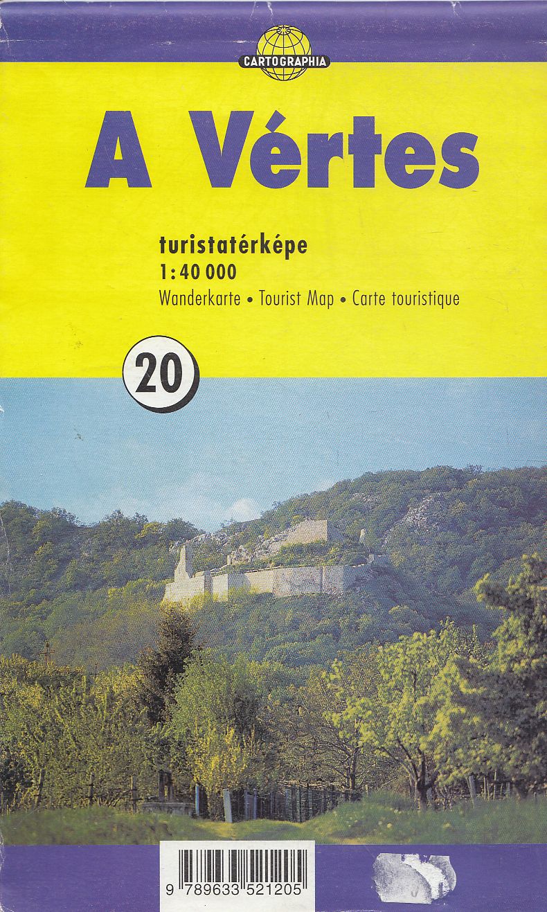Domokos György,Szép János,Ajtay Ágnes,Bíró Géza - A Vértes turistatérképe