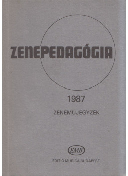 - Zenepedagógia 1987 - Zenepedagógia 1987, Budapest 1987 antikvár könyv