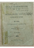 Réger Béla dr. - Irodalmunk tartalmi ismertetése III.
