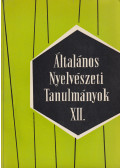 László Dezső,Hajdu Péter,Telegdi Zsigmond - Általános nyelvészeti tanulmányok XII.