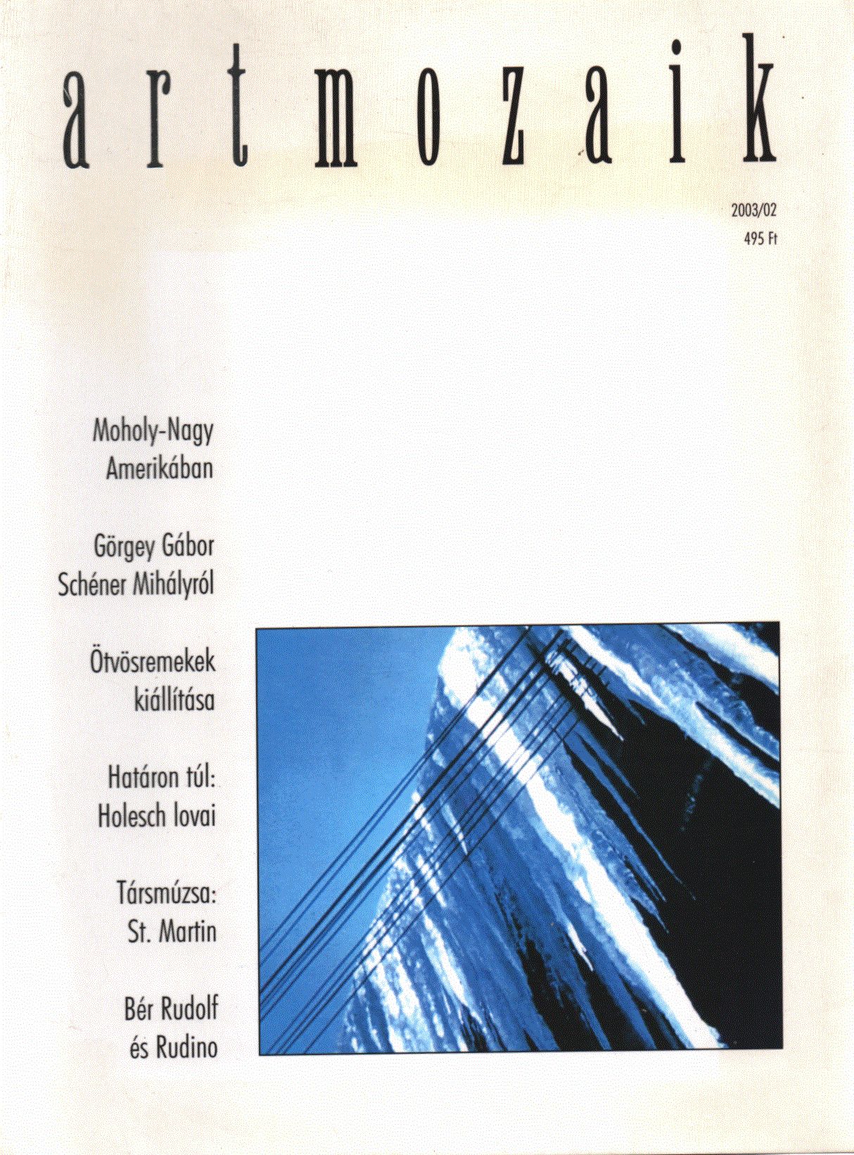 Dr. Sinóros Szabó Katalin - Art Mozaik 2003/02