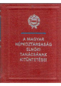 Erdélyi Judit - A Magyar Népköztársaság Elnöki Tanácsának kitüntetései (mini)