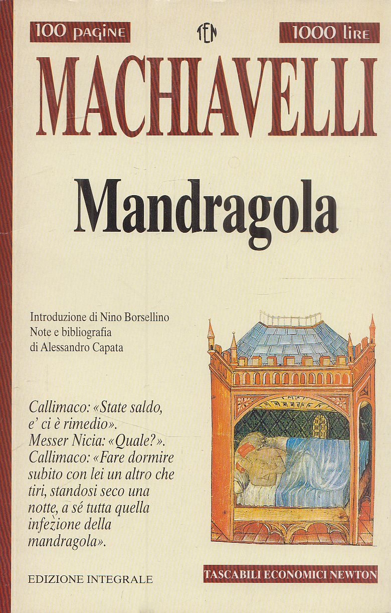 Niccolo Machiavelli - Mandragola Niccolo Machiavelli - Mandragola, Roma 1996 antikvár könyv