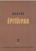 Lux László - Magyar Építőipar 1953/7.