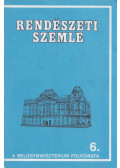 Szikinger István - Rendészeti szemle 1992/6.