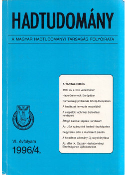 Dr. Szabó József - Hadtudomány 1996/4. Dr. Szabó József - Hadtudomány 1996/4., Budapest 1996 antikvár könyv