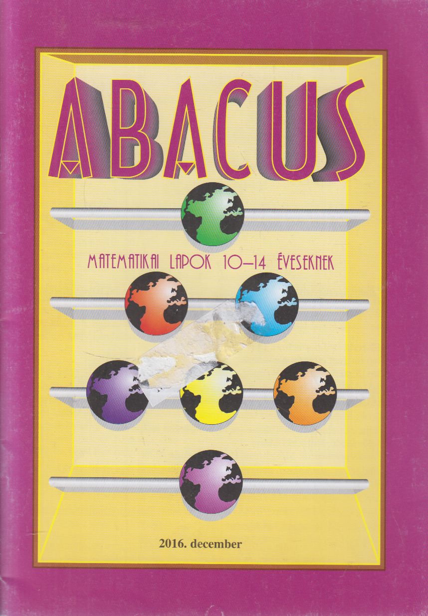 Magyar Zsolt - Abacus 2016. december Magyar Zsolt - Abacus 2016. december, Budapest 2016 antikvár könyv