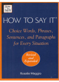 Rosalie Maggio - How to Say It