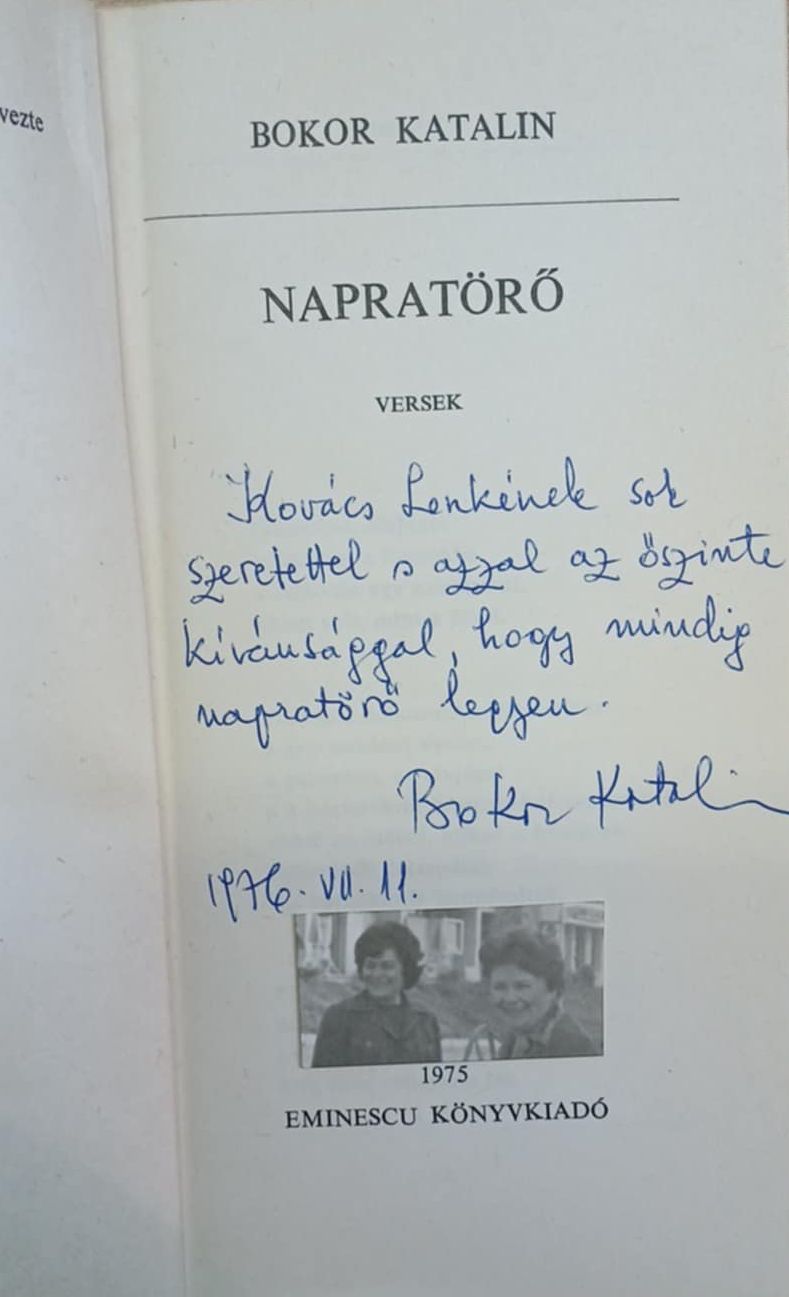 Bokor Katalin - Napratörő (dedikált) Bokor Katalin - Napratörő (dedikált), null 1975 antikvár könyv