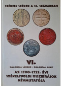 Pál-Antal Sándor,Pál-Antal Judit - Az 1700-1722. évi székelyföldi összeírások névmutatója