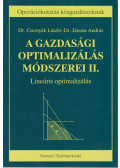 Dr. Csernyák László,Dr. Jánosa András - A gazdasági optimalizálás módszerei II.