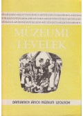 Szabó László,Turóczy Istvánné (szerk.),T. Bereczki Ibolya (szerk.) - Múzeumi levelek 51-52.