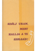Kiss Sándor - Szólj Uram, mert hallja a te szolgád!