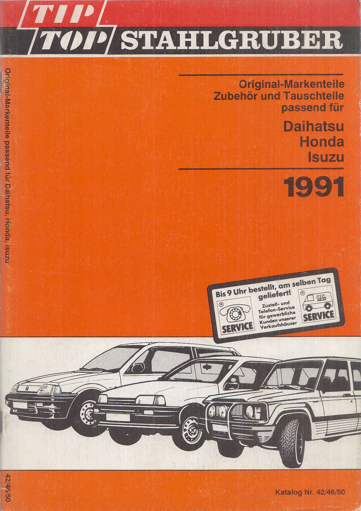 - Tip Top Stahlgruber Katalog Nr. 42/46/50 - Tip Top Stahlgruber Katalog Nr. 42/46/50, München 0 antikvár könyv