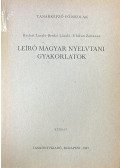  - Leíró magyar nyelvtani gyakorlatok