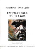Antal István-Pauer Gyula - Pauer-versek és -írások