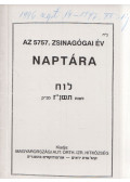  - Az 5757. zsinagógai év naptára