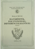 Szalay István - Határérték, folytonosság, differenciálhatóság